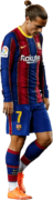 Antoine Griezmann football render