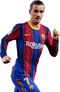 Antoine Griezmann football render