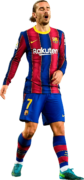 Antoine Griezmann football render