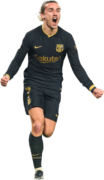 Antoine Griezmann football render