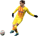 Antoine Griezmann football render