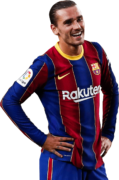 Antoine Griezmann football render