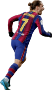 Antoine Griezmann football render