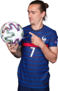 Antoine Griezmann football render