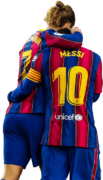 Antoine Griezmann & Lionel Messi football render