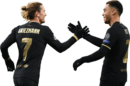 Antoine Griezmann & Sergiño Dest football render