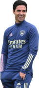 Mikel Arteta football render