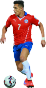 Alexis Sanchez football render