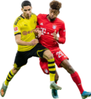 Achraf Hakimi & Kingsley Coman football render