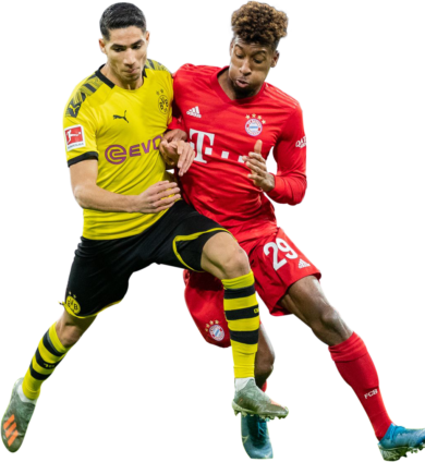 Achraf Hakimi & Kingsley Coman