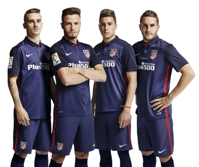 Antoine Griezmann, Saul Niguez, José Maria Gimenez & Koke