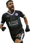 Riyad Mahrez football render