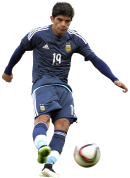 Ever Banega football render