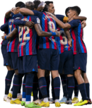 Barcelona team football render