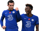 Ben Chilwell & Tammy Abraham football render