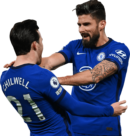 Ben Chilwell & Olivier Giroud football render