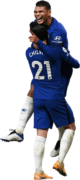 Ben Chilwell & Thiago Silva football render