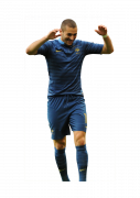 Karim Benzema football render