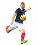 Karim Benzema football render