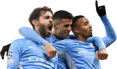 Bernardo Silva, João Cancelo & Gabriel Jesus