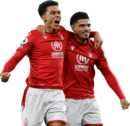 Brennan Johnson & Morgan Gibbs-White football render