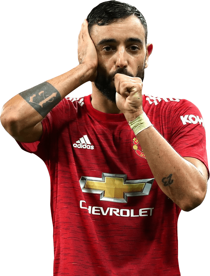 Bruno Fernandes Manchester United football render - FootyRenders