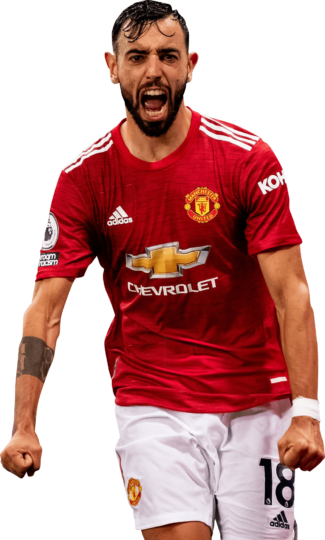 Bruno Fernandes Manchester United football render - FootyRenders