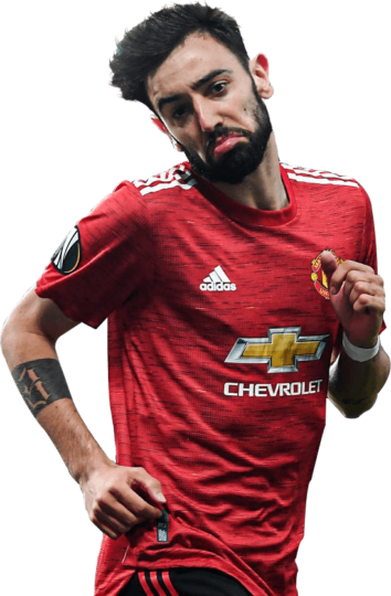 Bruno Fernandes Manchester United football render - FootyRenders