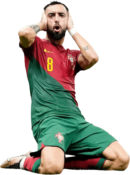 Bruno Fernandes football render