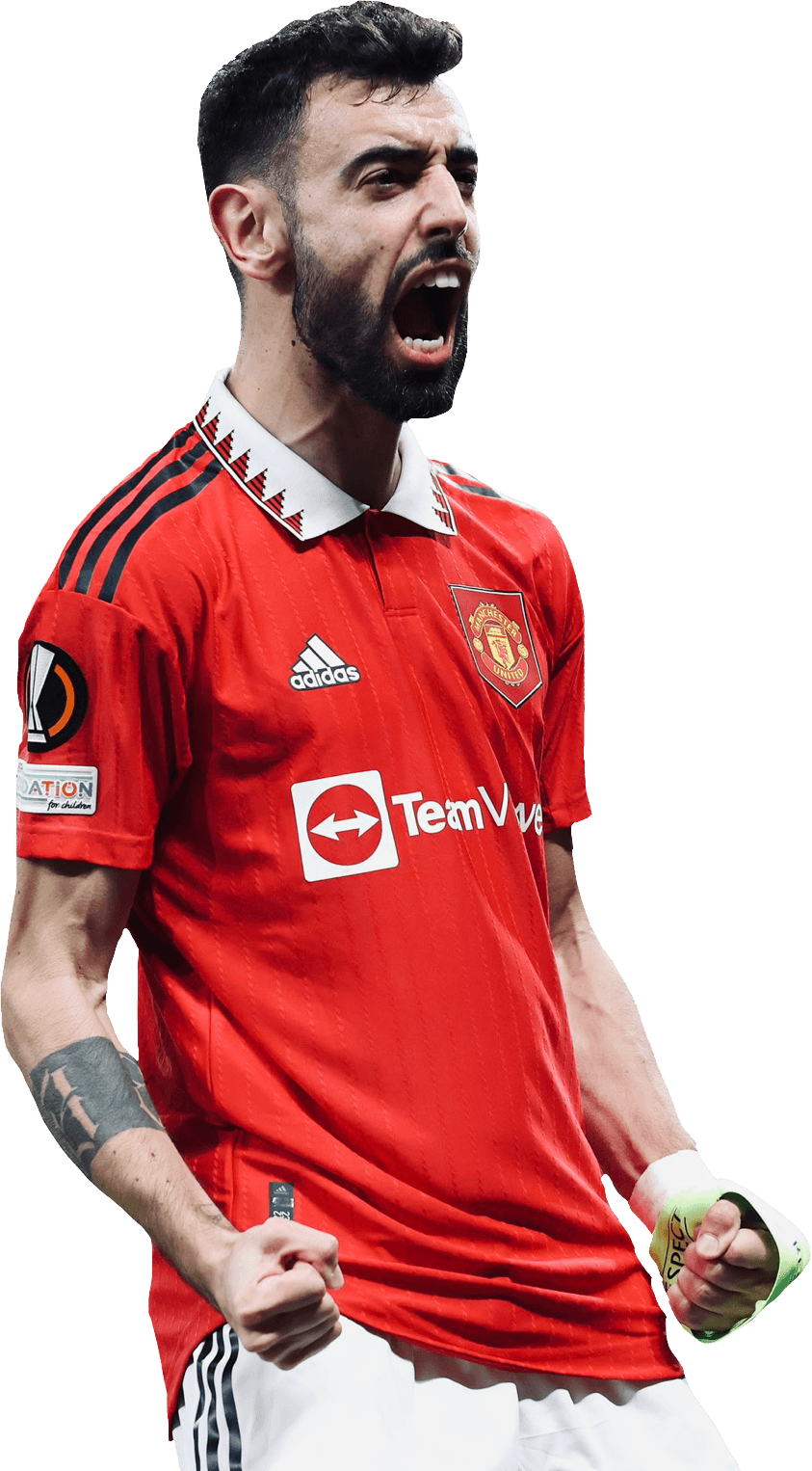 Bruno Fernandes Manchester United football render - FootyRenders