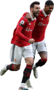 Bruno Fernandes & Marcus Rashford football render