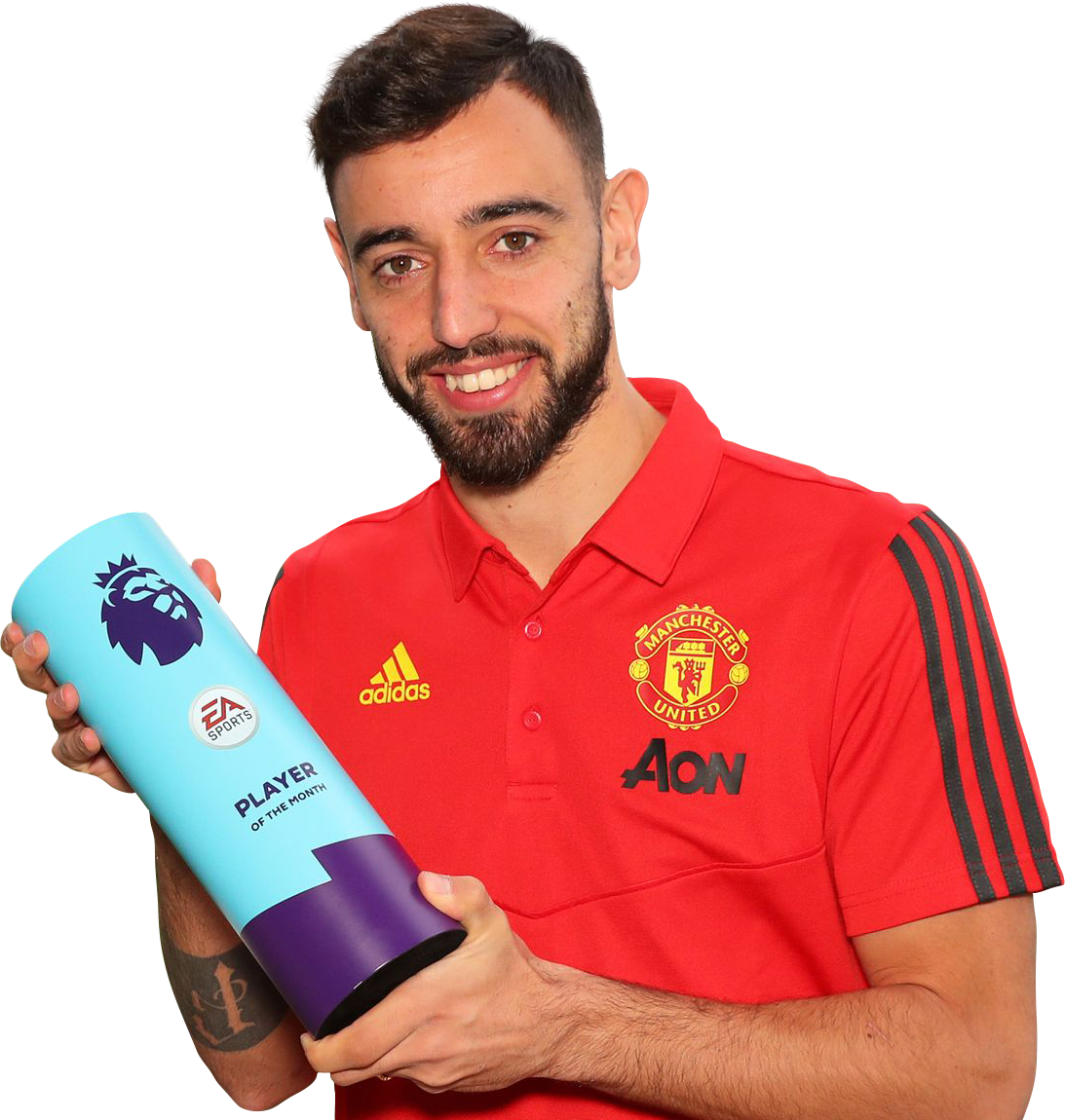 Bruno Fernandes Manchester United football render - FootyRenders