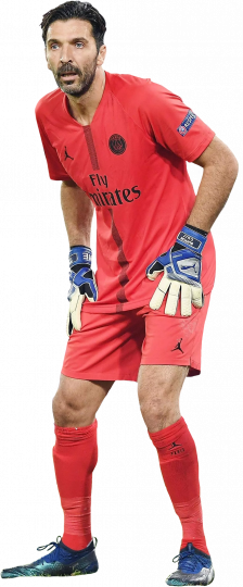 Gianluigi Buffon Paris Saint-Germain football render - FootyRenders