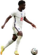 Bukayo Saka football render