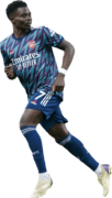 Bukayo Saka football render