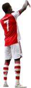 Bukayo Saka football render