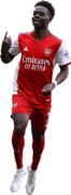 Bukayo Saka football render