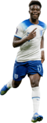 Bukayo Saka football render