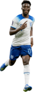 Bukayo Saka football render