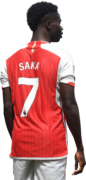 Bukayo Saka football render