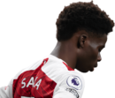 Bukayo Saka football render