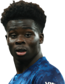 Bukayo Saka football render