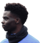 Bukayo Saka football render