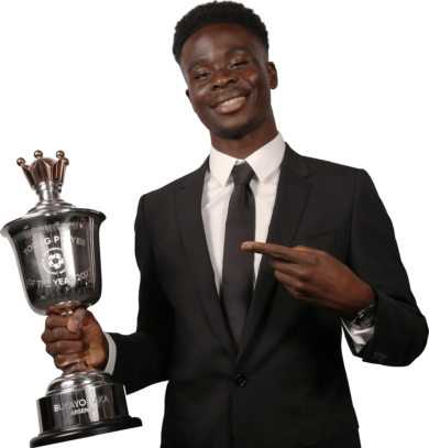 Bukayo Saka PFA Young Player of the Year 2023