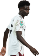 Bukayo Saka football render