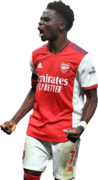 Bukayo Saka football render