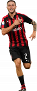 Davide Calabria football render