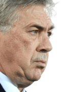 Carlo Ancelotti football render