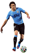 Edinson Cavani football render