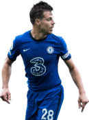 Cesar Azpilicueta football render